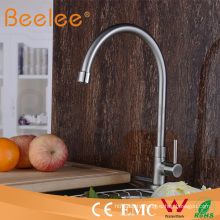 Stainless Steel Single Lever Goose Neck Kitchen Water Faucets